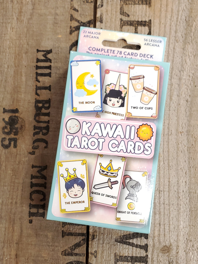 Kawaii Tarot: A 78-Card Deck of Magic and Cute (Modern Tarot Library) by Diana Lopez